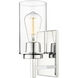 Janna Indoor Wall Sconce Wall Light in Chrome